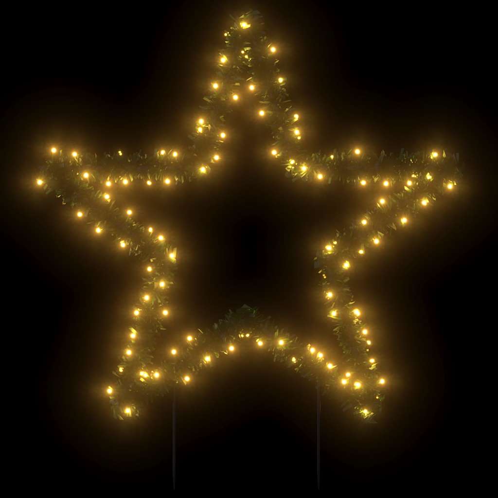 vidaXL Kerstverlichting met ster 115 LED's 85 cm afbeelding