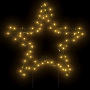 Vánoční světelná dekorace s hroty Hvězda 80 LED diod 60 cm - obrázek 3