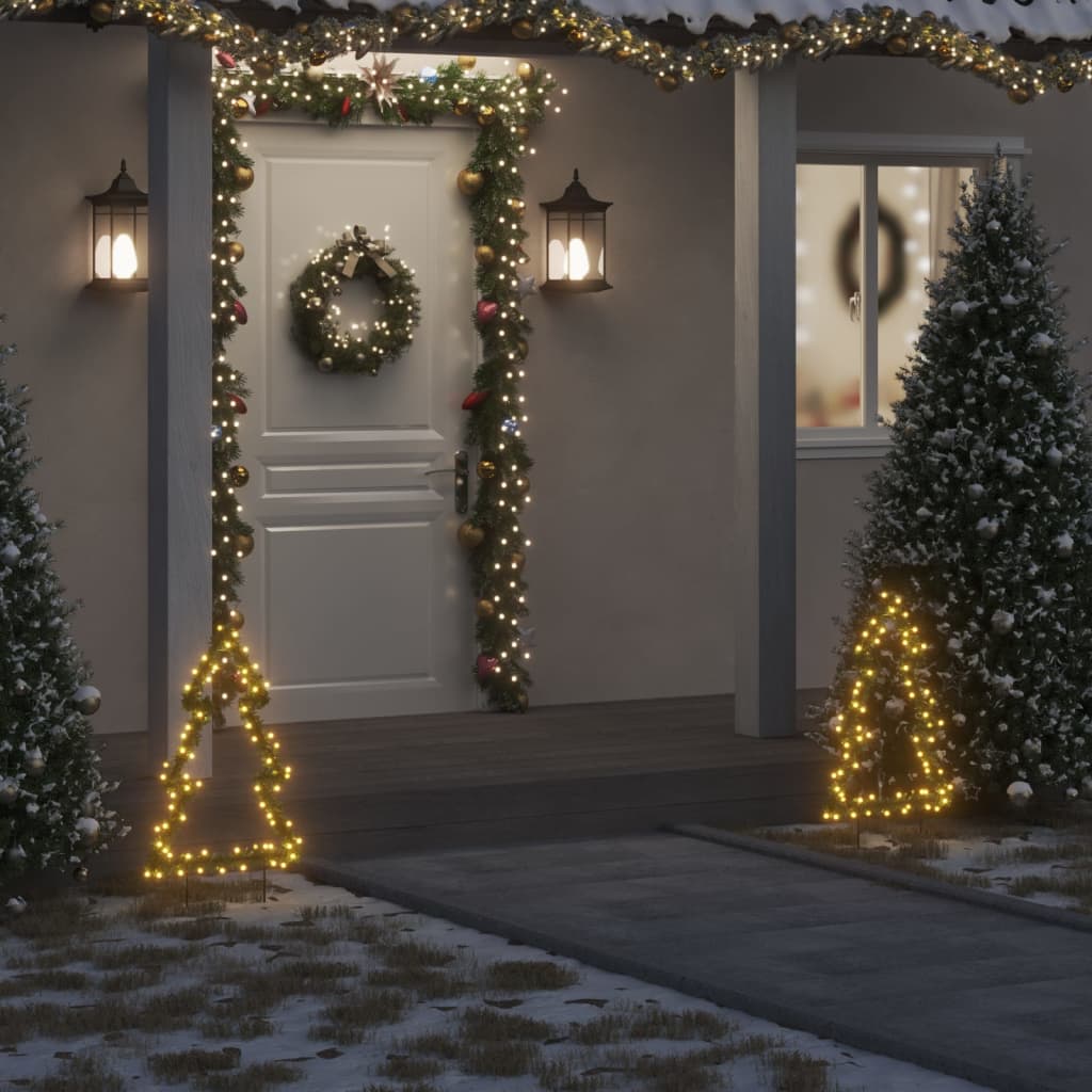 Ukrasno božićno drvce sa šiljcima 80 LED 60 cm Božićna rasvjeta Naručite namještaj na deko.hr