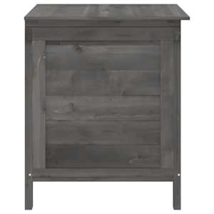 Zahradní úložný box antracitový 50 x 49 x 56,5 cm masivní jedle - obrázek 5