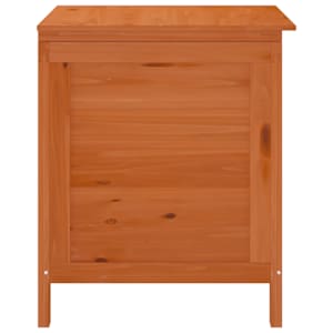Zahradní úložný box hnědý 50x49x56,5 cm masivní jedlové dřevo - obrázek 5