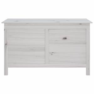Zahradní úložný box bílý 99x49,5x58,5 cm masivní jedlové dřevo - obrázek 4
