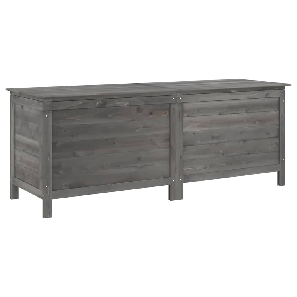 vidaXL Zahradní úložný box antracitový 150x50x56,5 cm masivní jedle