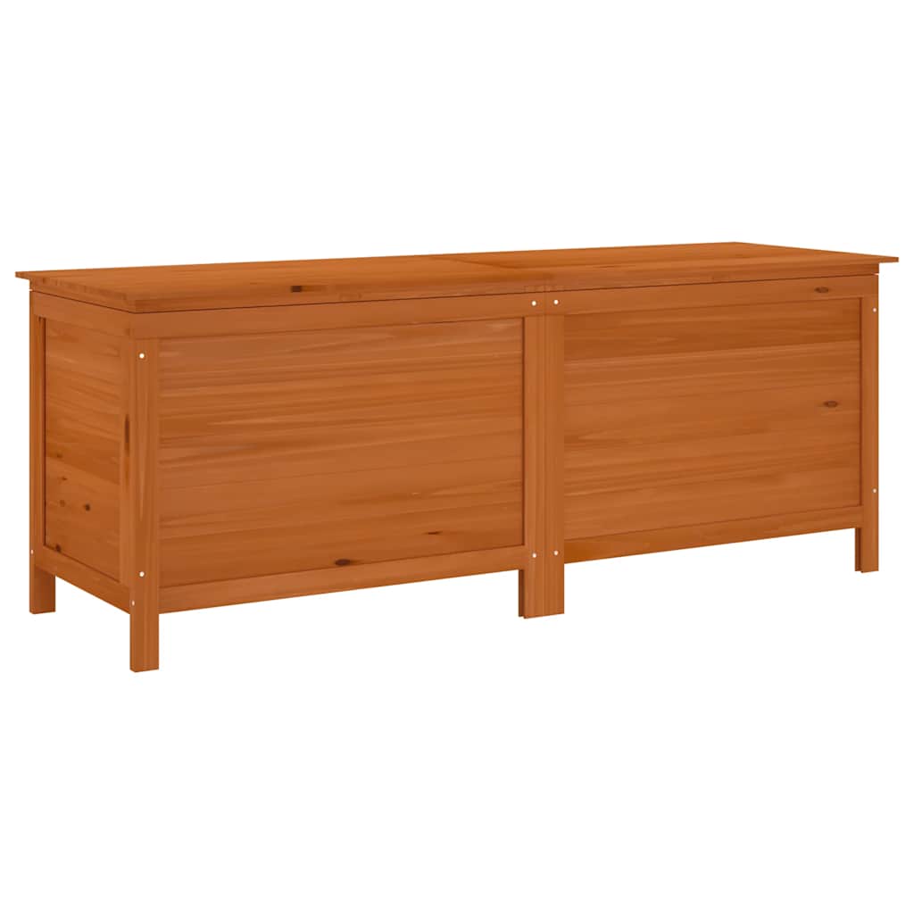 vidaXL Zahradní úložný box hnědý 150x50x56,5 cm masivní jedlové dřevo