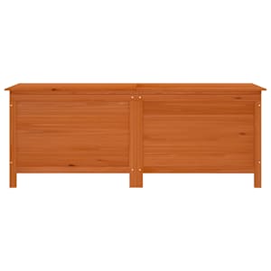 Zahradní úložný box hnědý 150x50x56,5 cm masivní jedlové dřevo - obrázek 4