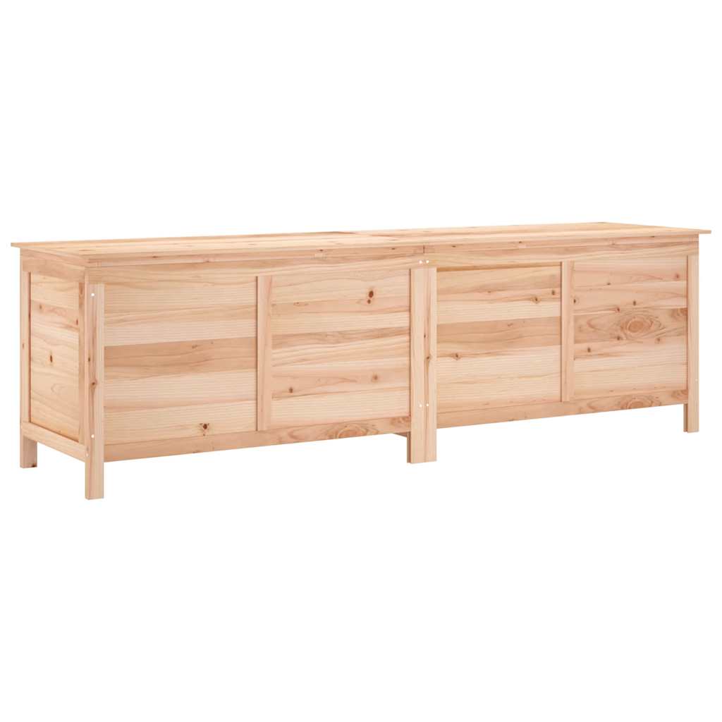 vidaXL Zahradní úložný box 198,5 x 50 x 56,5 cm masivní jedlové dřevo