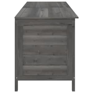 Zahradní úložný box antracitový 198,5x50x56,5 cm masivní jedle - obrázek 5