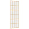vidaXL liuguks, kuldne, 76x205 cm, l&auml;bipaistev ESG-klaas ja alumiinium