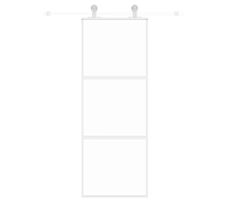 Puerta Interior ORKDAL Con Vidrio - Pino Macizo, Blanco, 73.5x211x4 Cm