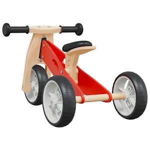 Odrážedlo pro děti 2 v 1 červené - obrázek 7