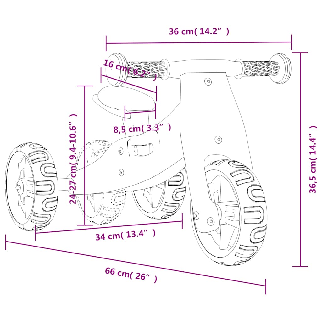 līdzsvara ritenis bērniem, rozā