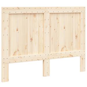 Čelo postele 140 x 104 cm masivní borové dřevo - obrázek 2