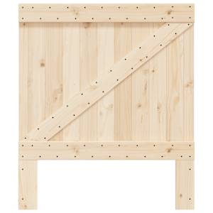 Čelo postele 90 x 104 cm masivní borové dřevo - obrázek 3