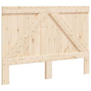 Čelo postele 140 x 104 cm masivní borové dřevo - obrázek 2
