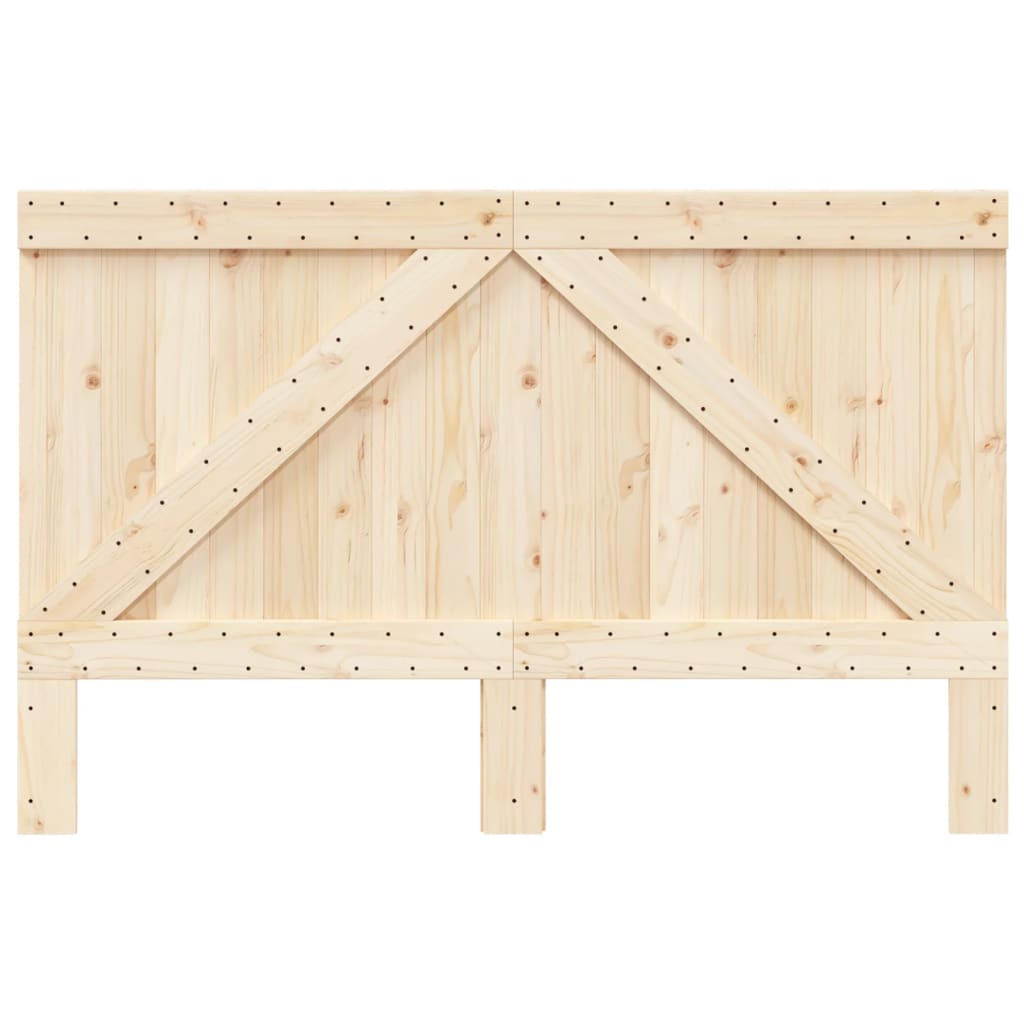vidaXL Hoofdbord 160x104 cm massief grenenhout afbeelding