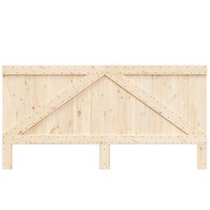 Čelo postele 200 x 104 cm masivní borové dřevo - obrázek 3