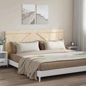 Čelo postele 200 x 104 cm masivní borové dřevo - obrázek 1