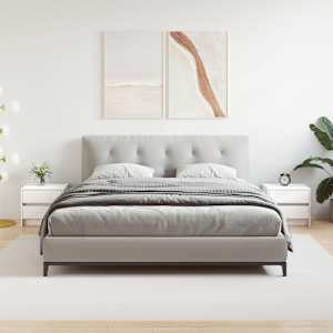 Nočna omarica 2 kosa bela 40x31x35,5 cm trdna borovina