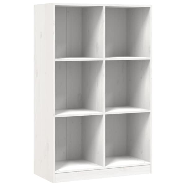 vidaXL raamatukapp, valge, 70 x 33 x 110 cm, m&auml;nnipuit