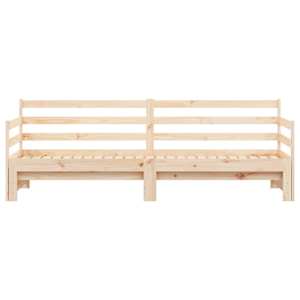 Válenda s přistýlkou 80 x 200 cm masivní borové dřevo - obrázek 5