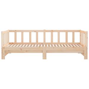 Válenda s přistýlkou 90 x 200 cm masivní borové dřevo - obrázek 6