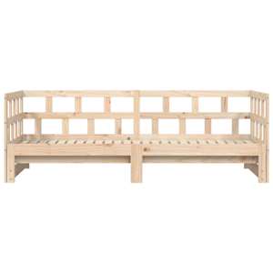 Válenda s přistýlkou 80 x 200 cm masivní borové dřevo - obrázek 6