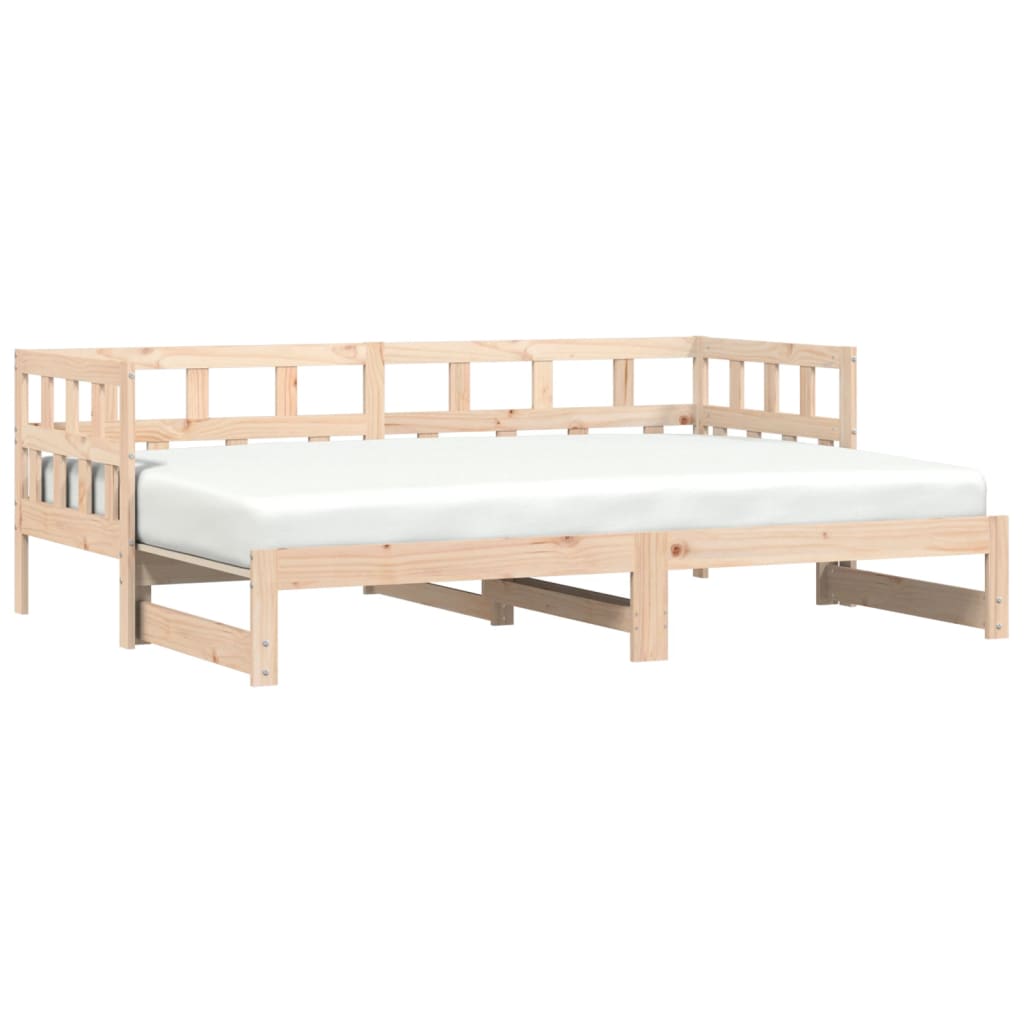 vidaXL Válenda s přistýlkou 90 x 190 cm masivní borové dřevo