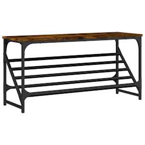 vidaXL kingariiul, suitsutatud tamm, 90 x 30 x 45 cm, tehispuit