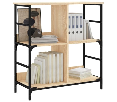 vidaXL Βιβλιοθήκη Sonoma Δρυς 78,5 x 33 x 82 εκ. Επεξεργασμένο Ξύλο
