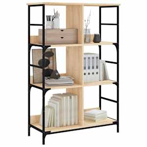 vidaXL Polica za knjige boja hrasta 78,5x33x117,5 cm konstruirano drvo