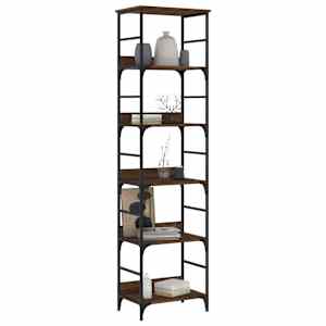vidaXL Bookshelf Brown Oak 50x33x188.5 cm Engineered Wood