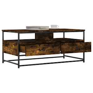 Konferenční stolek kouřový dub 100x51x45 cm kompozitní dřevo - obrázek 4