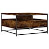 vidaXL Kohvilaud Suitsutatud tamm 80 x 80 x 45 cm