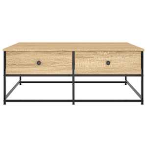 Konferenční stolek dub sonoma 100 x 99 x 40 cm kompozitní dřevo - obrázek 6
