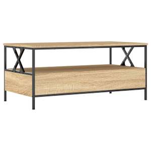 Konferenční stolek dub sonoma 100 x 51 x 45 cm kompozitní dřevo - obrázek 8