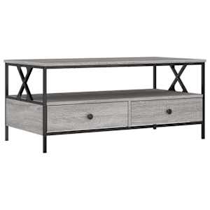 vidaXL kohvilaud, hall Sonoma tamm, 100 x 51 x 45 cm, tehispuit