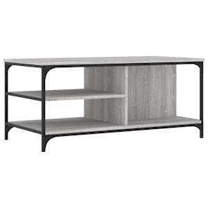 vidaXL kohvilaud, hall Sonoma tamm, 100 x 50 x 45 cm, tehispuit