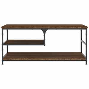 Konferenční stolek hnědý dub 90 x 49 x 40 cm kompozitní dřevo - obrázek 4