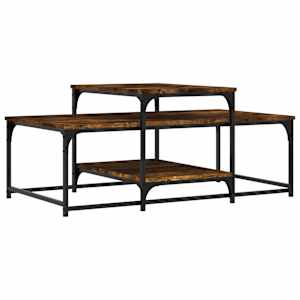 Konferenční stolek kouřový dub 102x60x45 cm kompozitní dřevo - obrázek 2