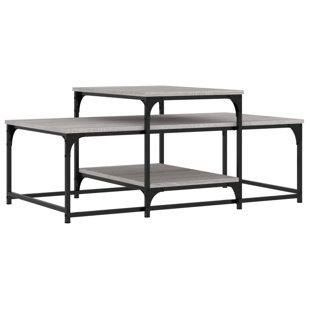 E-shop vidaXL Konferenčný stolík sivý sonoma 102x60x45 kompozitné drevo