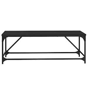Konferenční stolek černý 100 x 50 x 35 cm kompozitní dřevo - obrázek 4