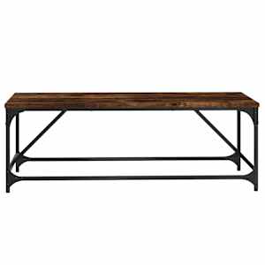 Konferenční stolek kouřový dub 100x50x35 cm kompozitní dřevo - obrázek 4