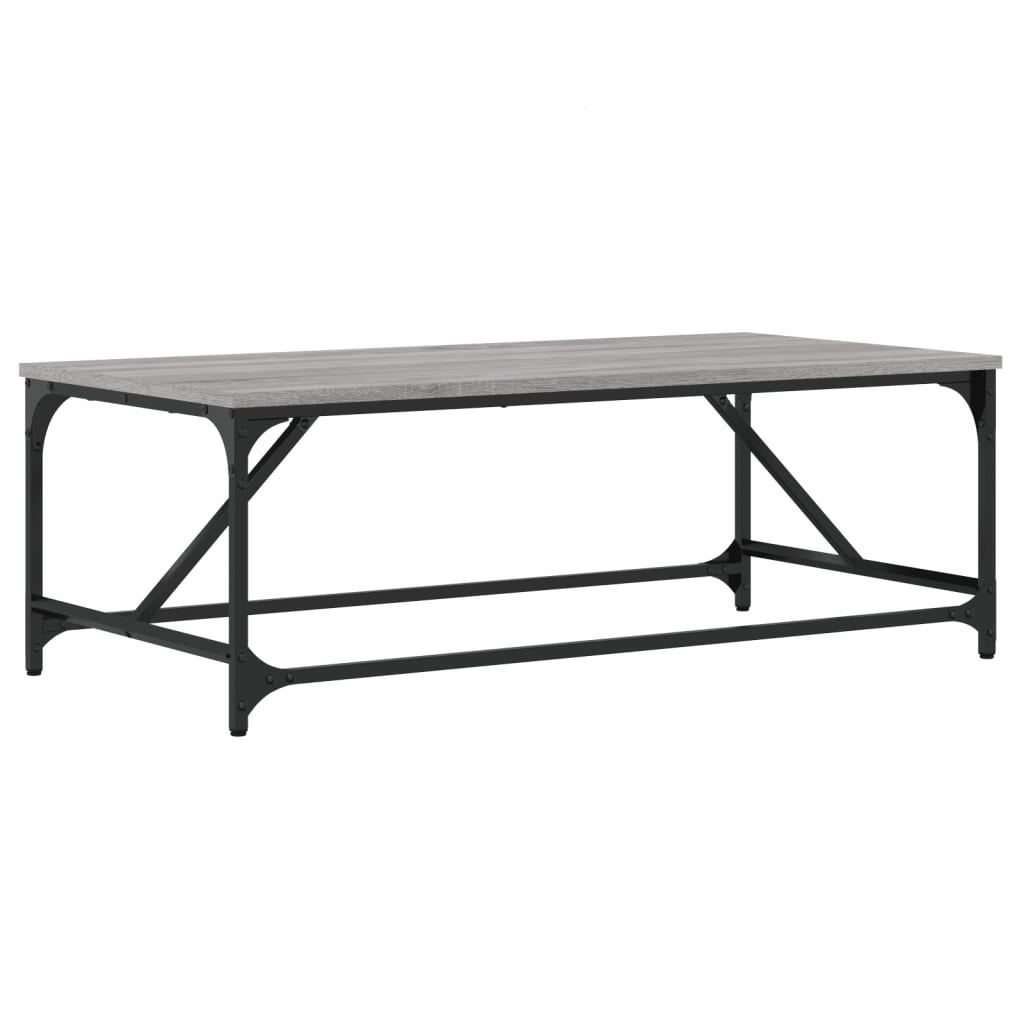 vidaXL Konferenční stolek šedý sonoma 100x50x35 cm kompozitní dřevo
