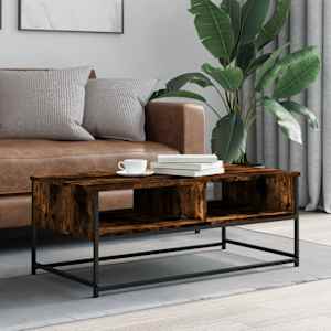 Konferenční stolek kouřový dub 100x51x40 cm kompozitní dřevo