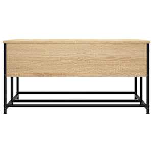 Konferenční stolek dub sonoma 80 x 80 x 40 cm kompozitní dřevo - obrázek 6
