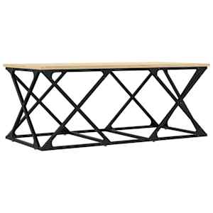 Konferenční stolek dub sonoma 100 x 49 x 40 cm kompozitní dřevo - obrázek 2