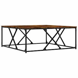 Konferenční stolek kouřový dub 100x100x40 cm kompozitní dřevo - obrázek 2