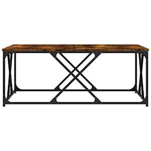 Konferenční stolek kouřový dub 100x100x40 cm kompozitní dřevo - obrázek 4