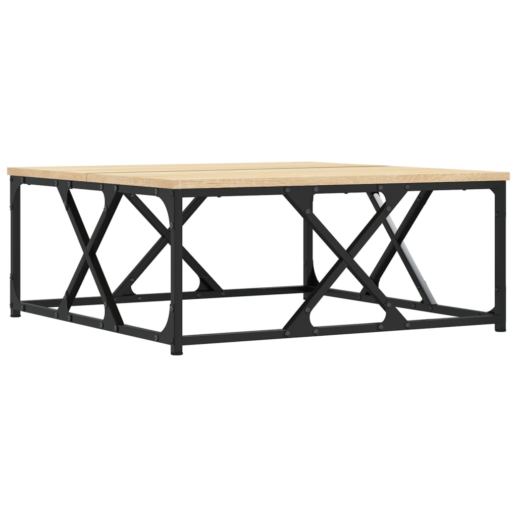 E-shop vidaXL Konferenčný stolík dub sonoma 70x70x30 cm kompozitné drevo