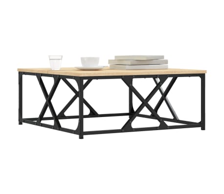 vidaXL Τραπεζάκι Σαλονιού Sonoma Δρυς 70x70x30 εκ. Επεξεργασμένο Ξύλο